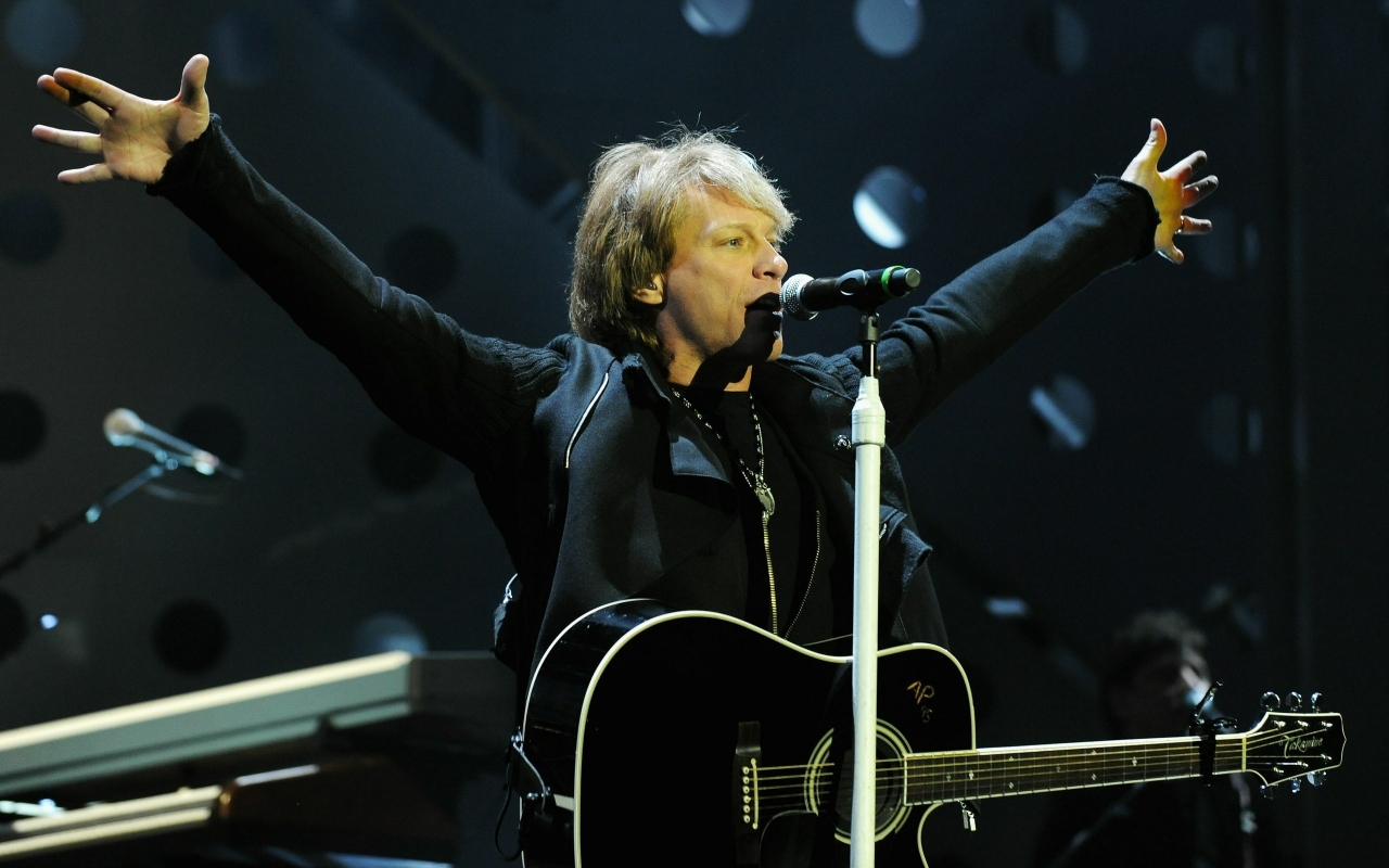 Bon Jovi Live Concert for 1280 x 800 widescreen resolution