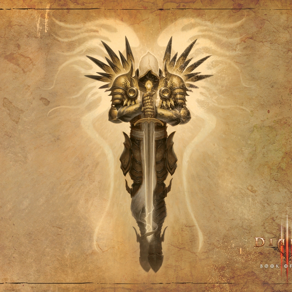 Book of Cain Diablo 3 for 1024 x 1024 iPad resolution