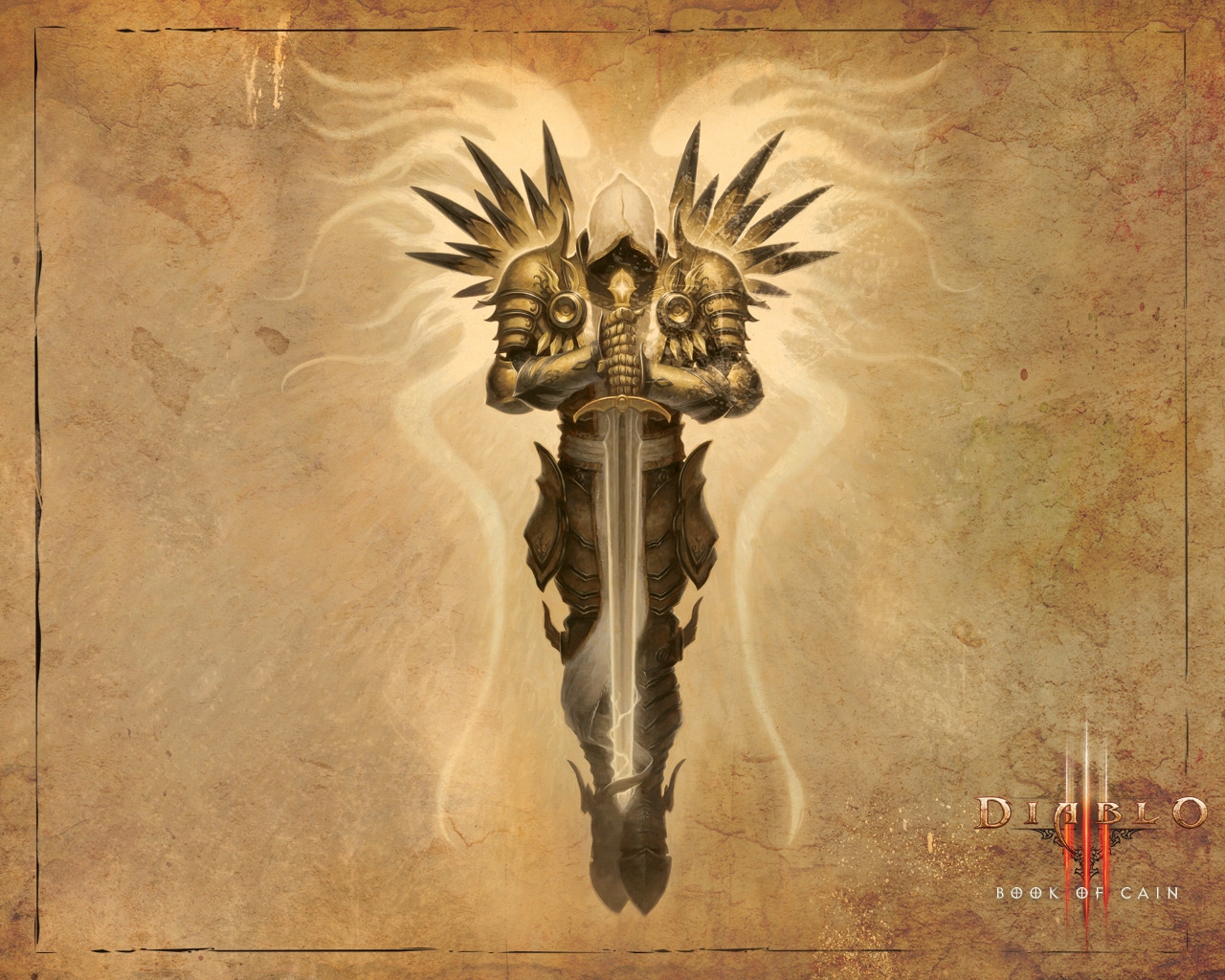 Book of Cain Diablo 3 for 1280 x 1024 resolution