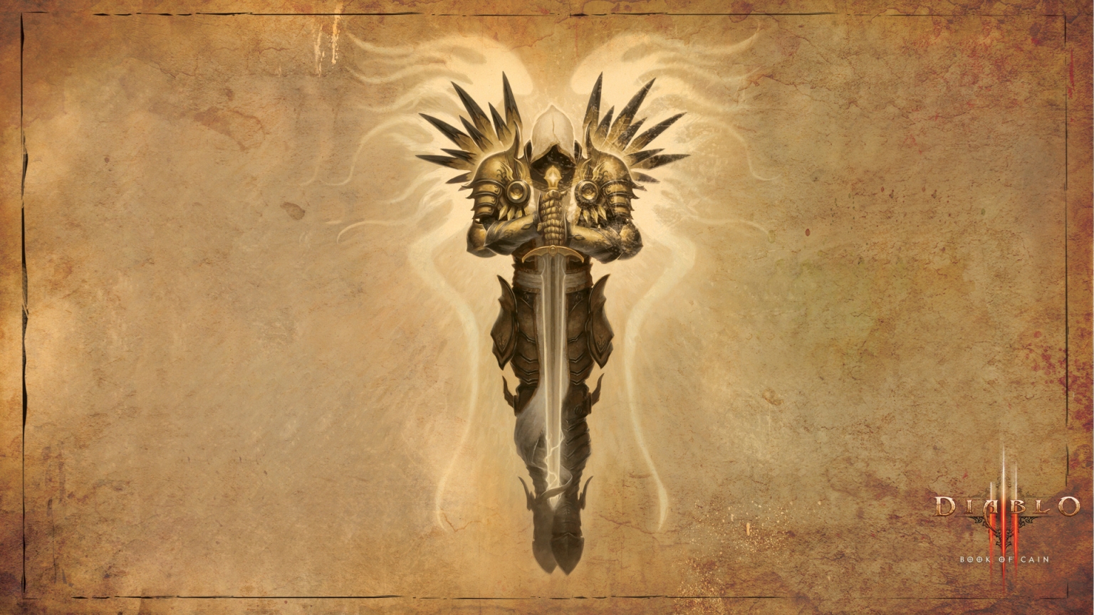 Book of Cain Diablo 3 for 1536 x 864 HDTV resolution