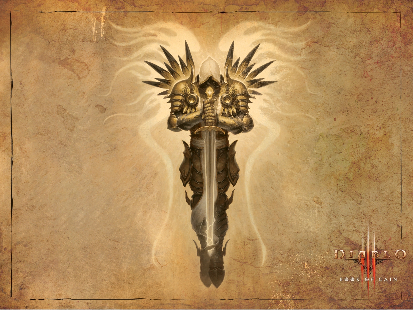 Book of Cain Diablo 3 for 1600 x 1200 resolution