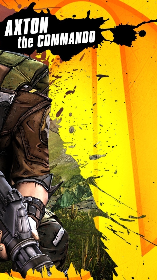 Borderlands 2 Axton for 640 x 1136 iPhone 5 resolution