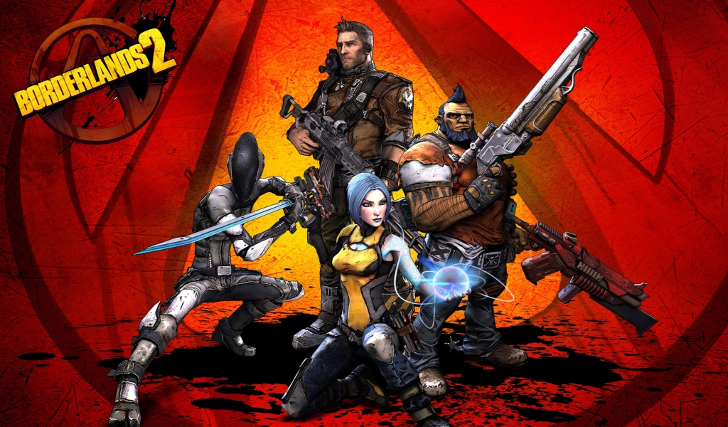 Borderlands 2 Characters for 1024 x 600 widescreen resolution