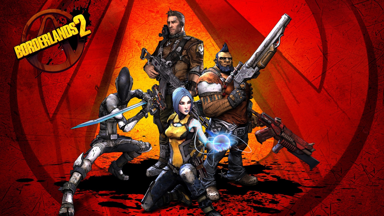Borderlands 2 Characters for 1536 x 864 HDTV resolution