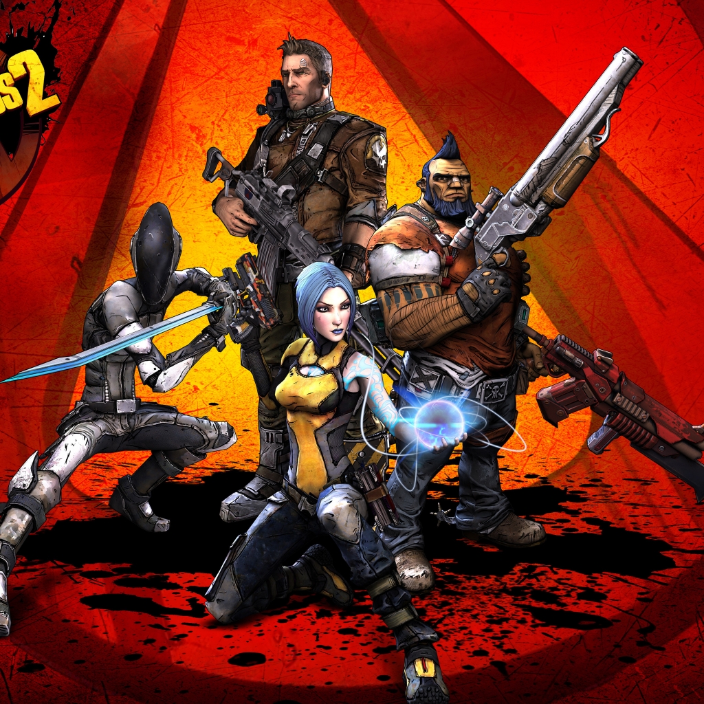 Borderlands 2 Shooter Game for 1024 x 1024 iPad resolution