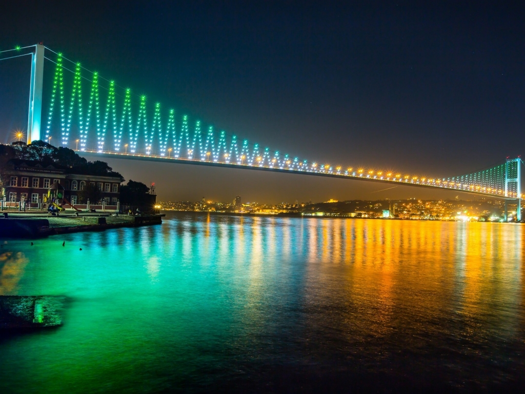 Bosphorus Bridge Istanbul for 1024 x 768 resolution