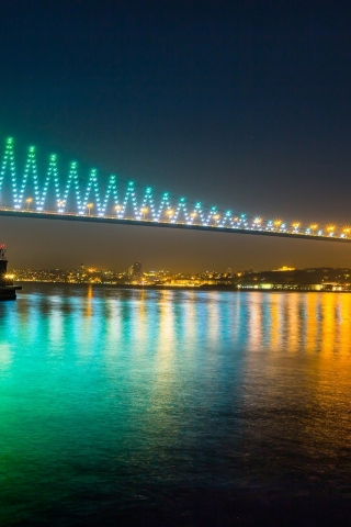 Bosphorus Bridge Istanbul for 320 x 480 iPhone resolution