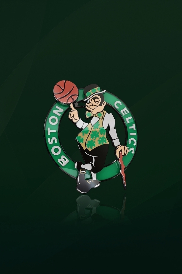 Boston Celtics Logo for 640 x 960 iPhone 4 resolution
