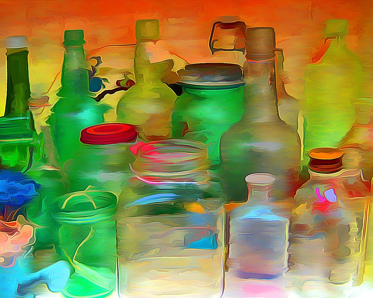 Bottles and Jars for 1280 x 1024 resolution