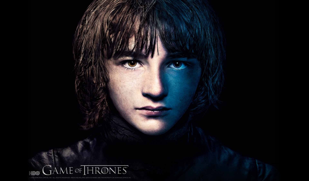 Bran Stark in Game of Thrones for 1024 x 600 widescreen resolution