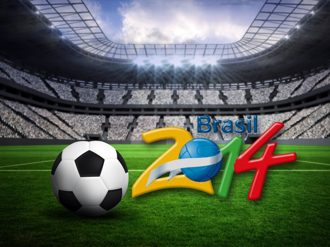 Brasil World Cup 2014 for 1152 x 864 resolution