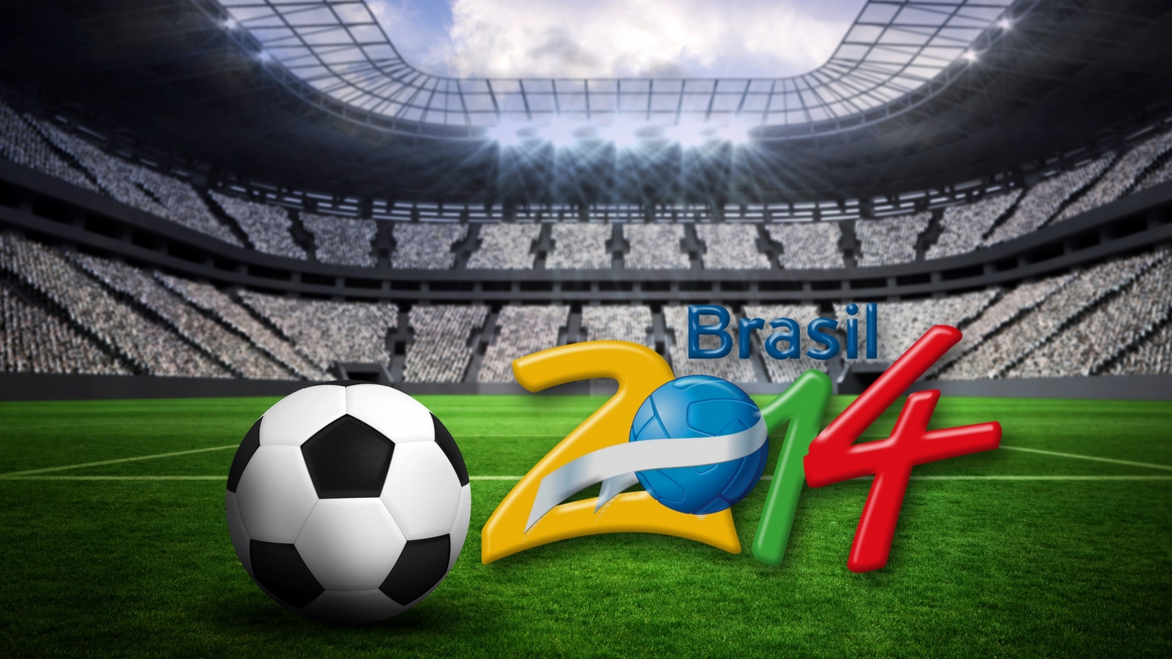 Brasil World Cup 2014 for 1680 x 945 HDTV resolution