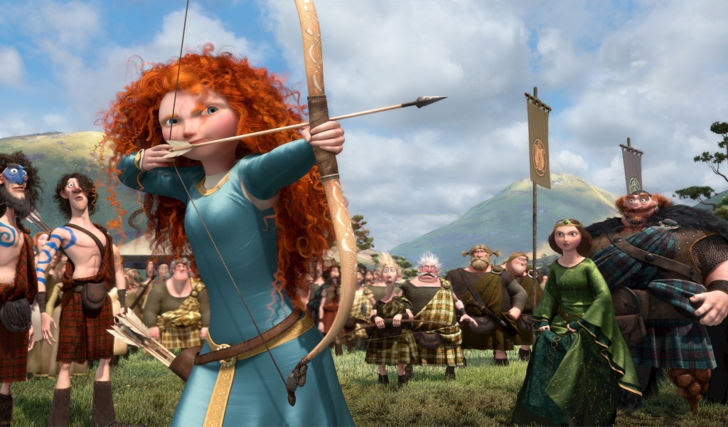 Brave Pixar for 1024 x 600 widescreen resolution