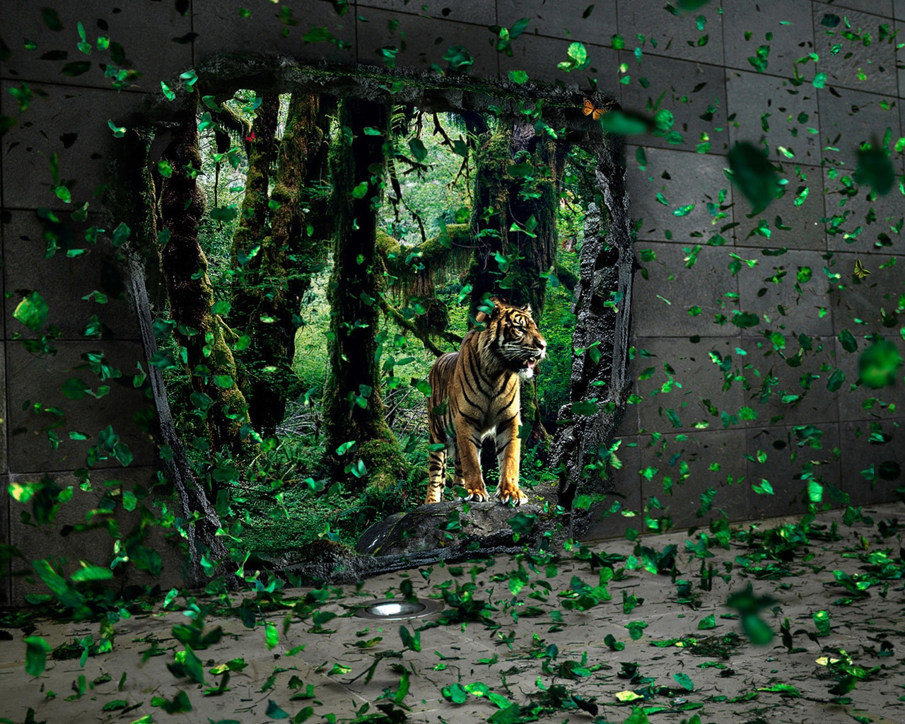 Brave tigre apparition for 1280 x 1024 resolution