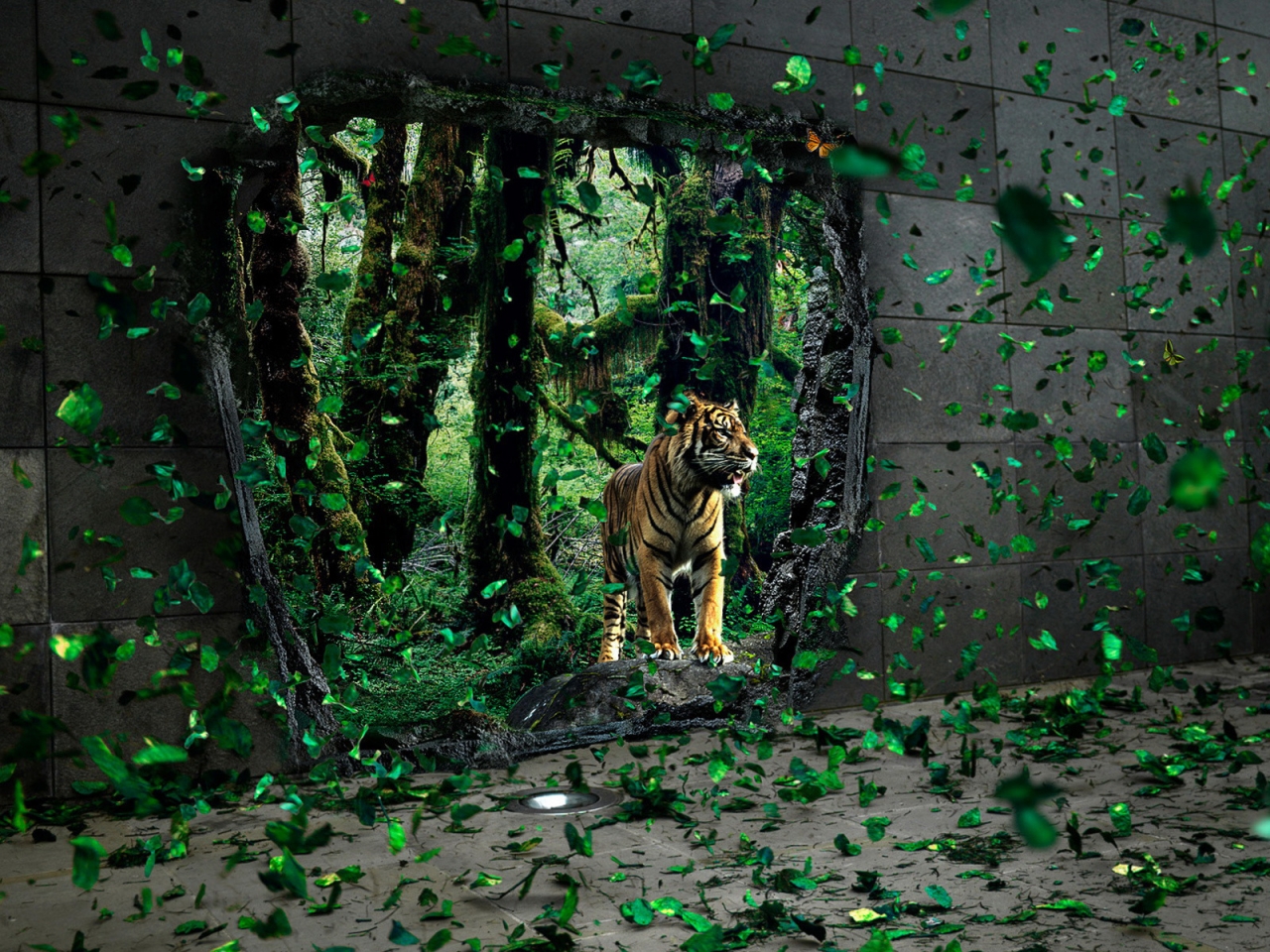 Brave tigre apparition for 1280 x 960 resolution