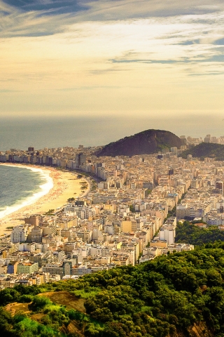 Brazil Beach for 320 x 480 iPhone resolution