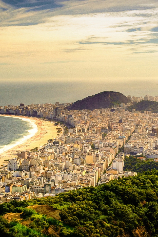 Brazil Beach for 640 x 960 iPhone 4 resolution