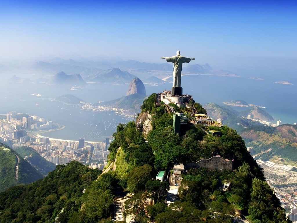 Brazil Jesus Christ Statue for 1024 x 768 resolution