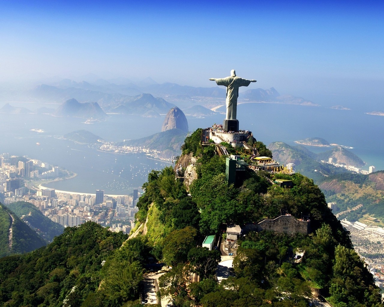Brazil Jesus Christ Statue for 1280 x 1024 resolution
