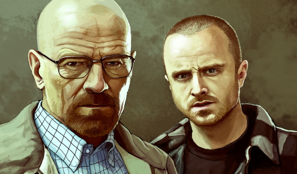 Breaking Bad Artwork for 1024 x 600 widescreen resolution