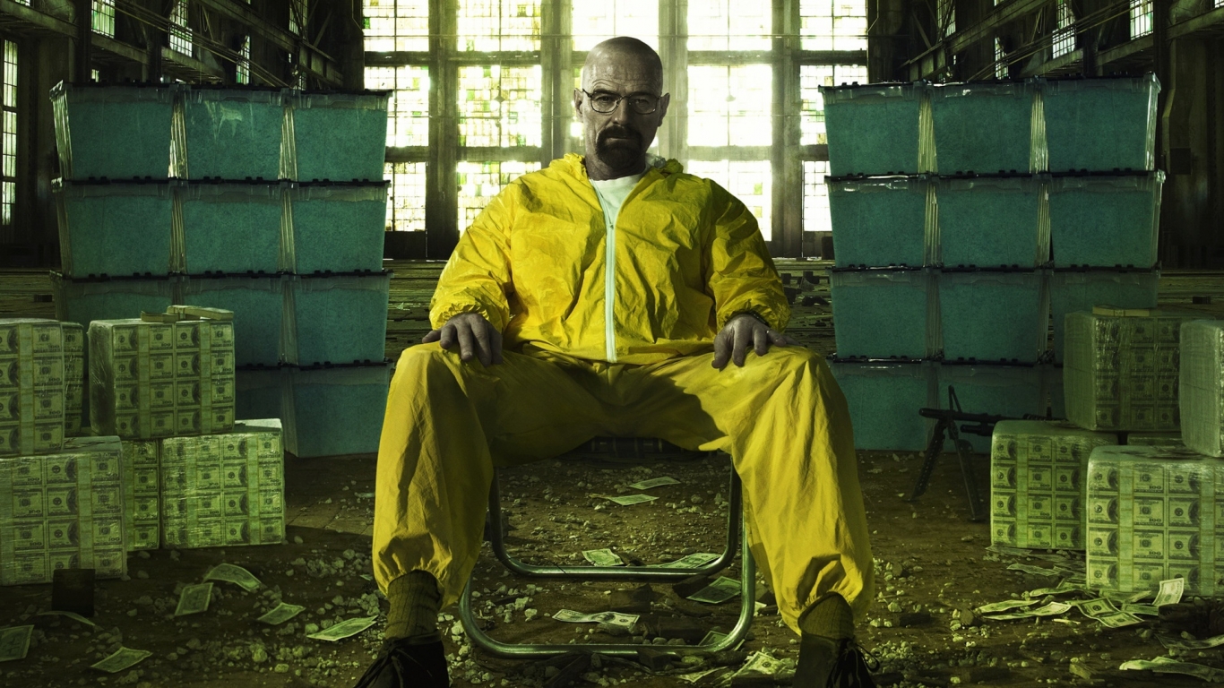 Breaking Bad Character for 1366 x 768 HDTV resolution