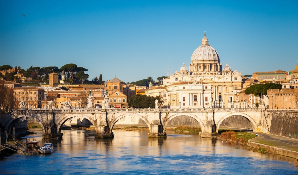 Bridge View Rome for 1024 x 600 widescreen resolution