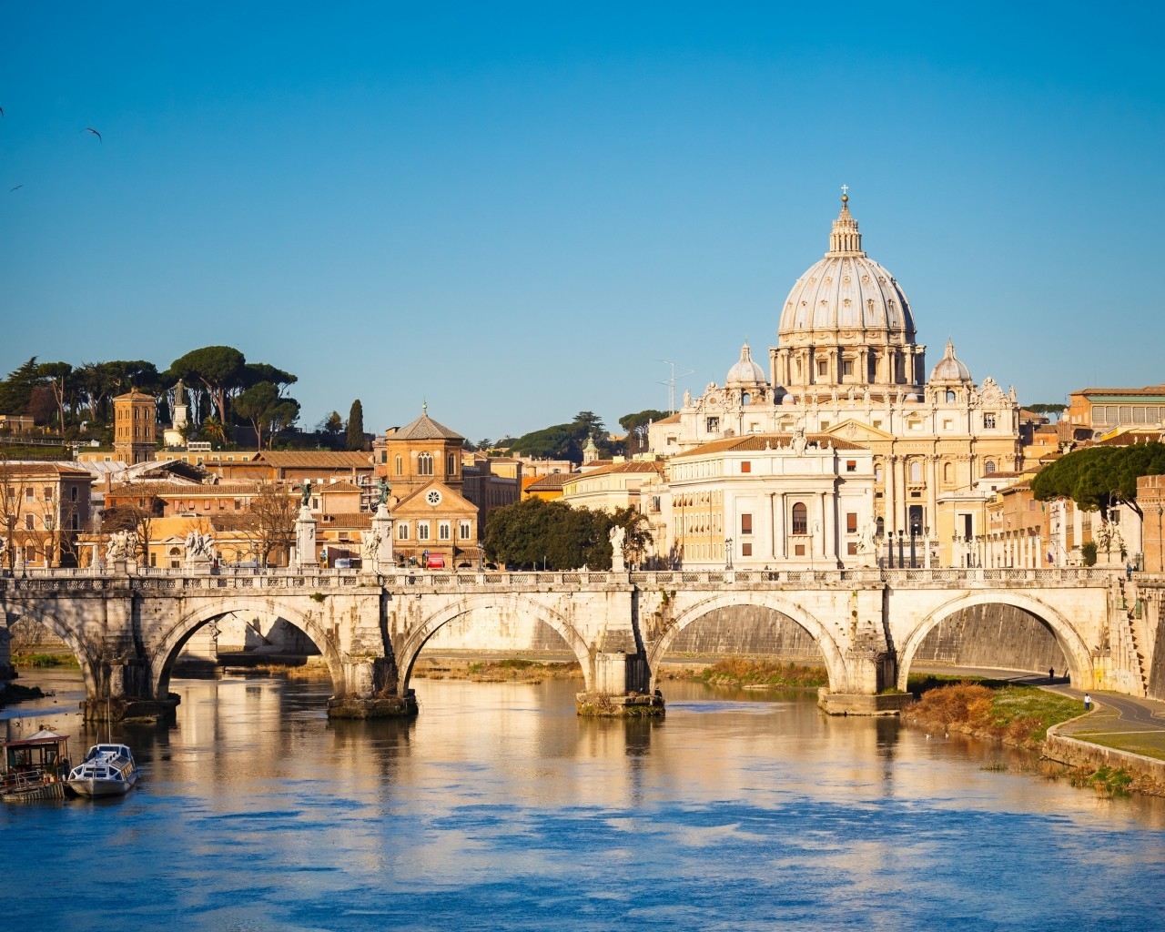 Bridge View Rome for 1280 x 1024 resolution