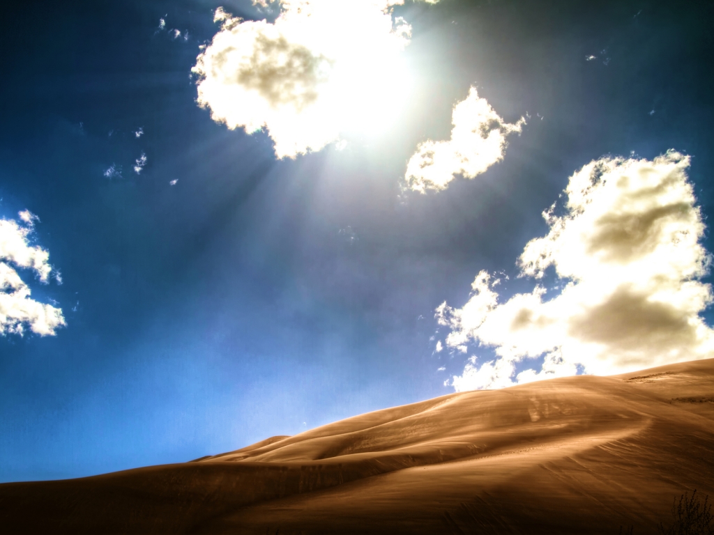 Bright Desert for 1024 x 768 resolution