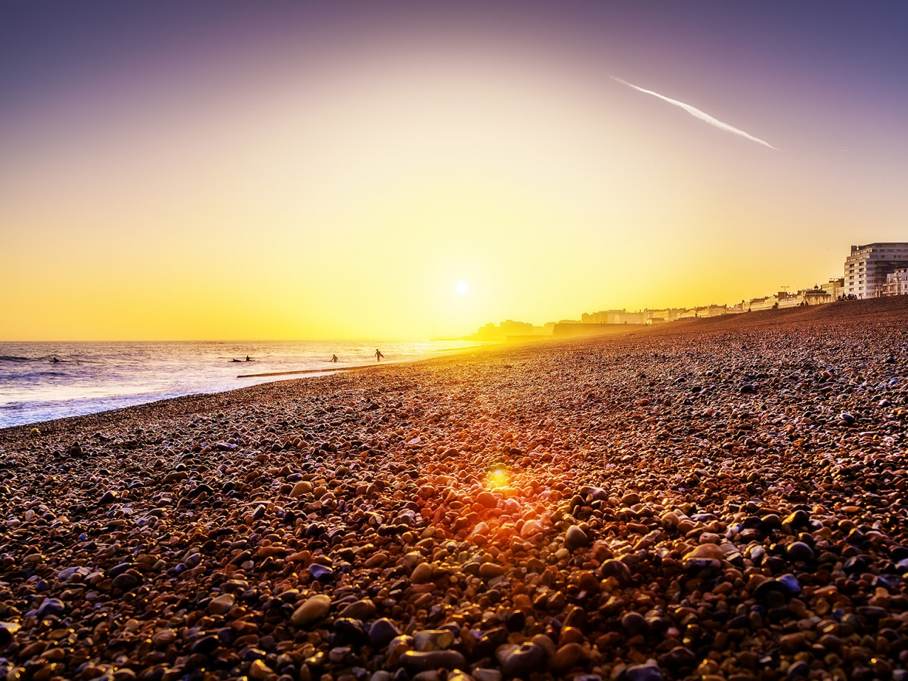 Brighton Beach Sunset for 1280 x 960 resolution