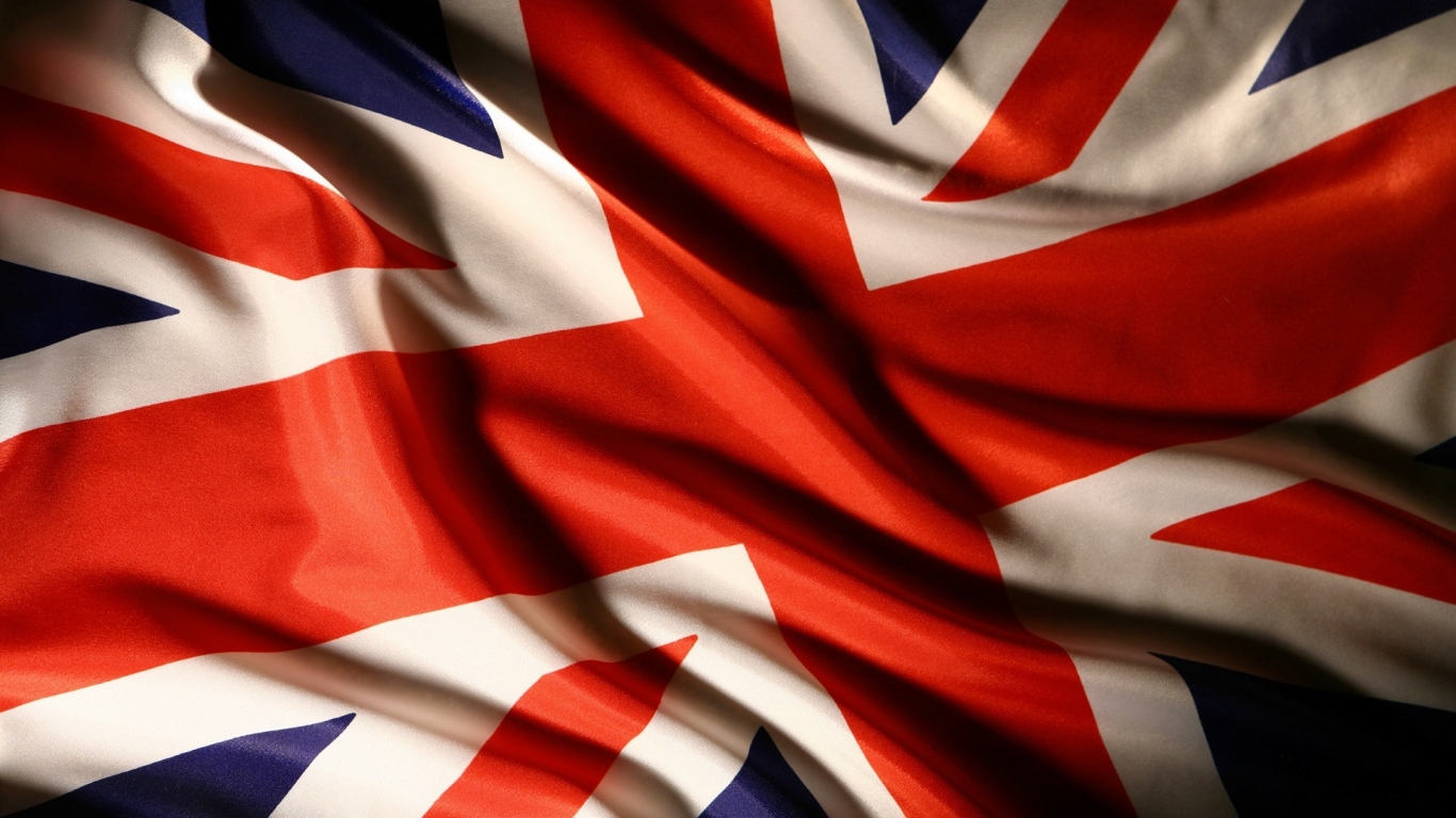British Flag for 1366 x 768 HDTV resolution