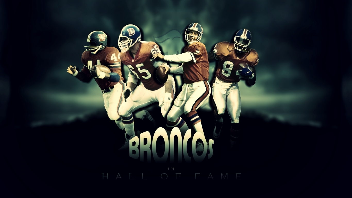Broncos Hall of Fame for 1366 x 768 HDTV resolution