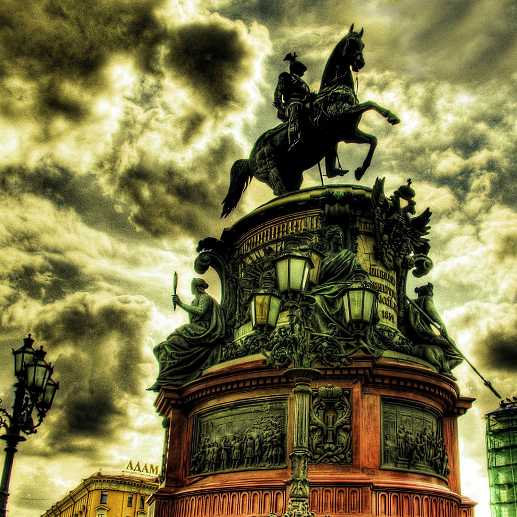 Bronze Horseman St Petersburg for 1024 x 1024 iPad resolution