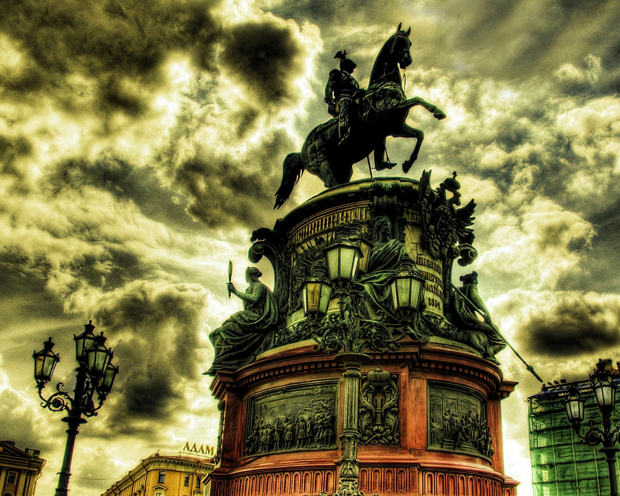 Bronze Horseman St Petersburg for 1280 x 1024 resolution