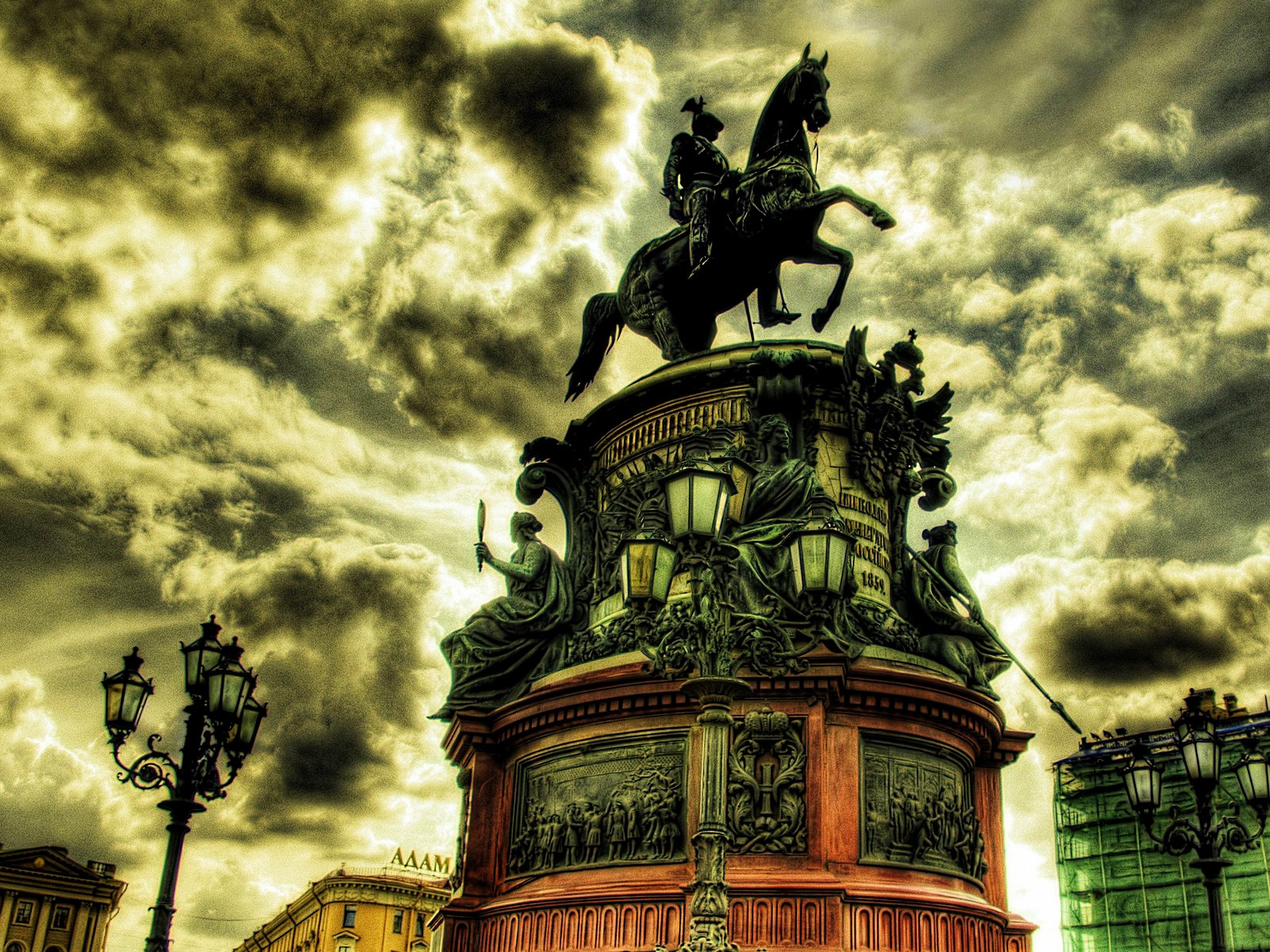 Bronze Horseman St Petersburg for 1600 x 1200 resolution