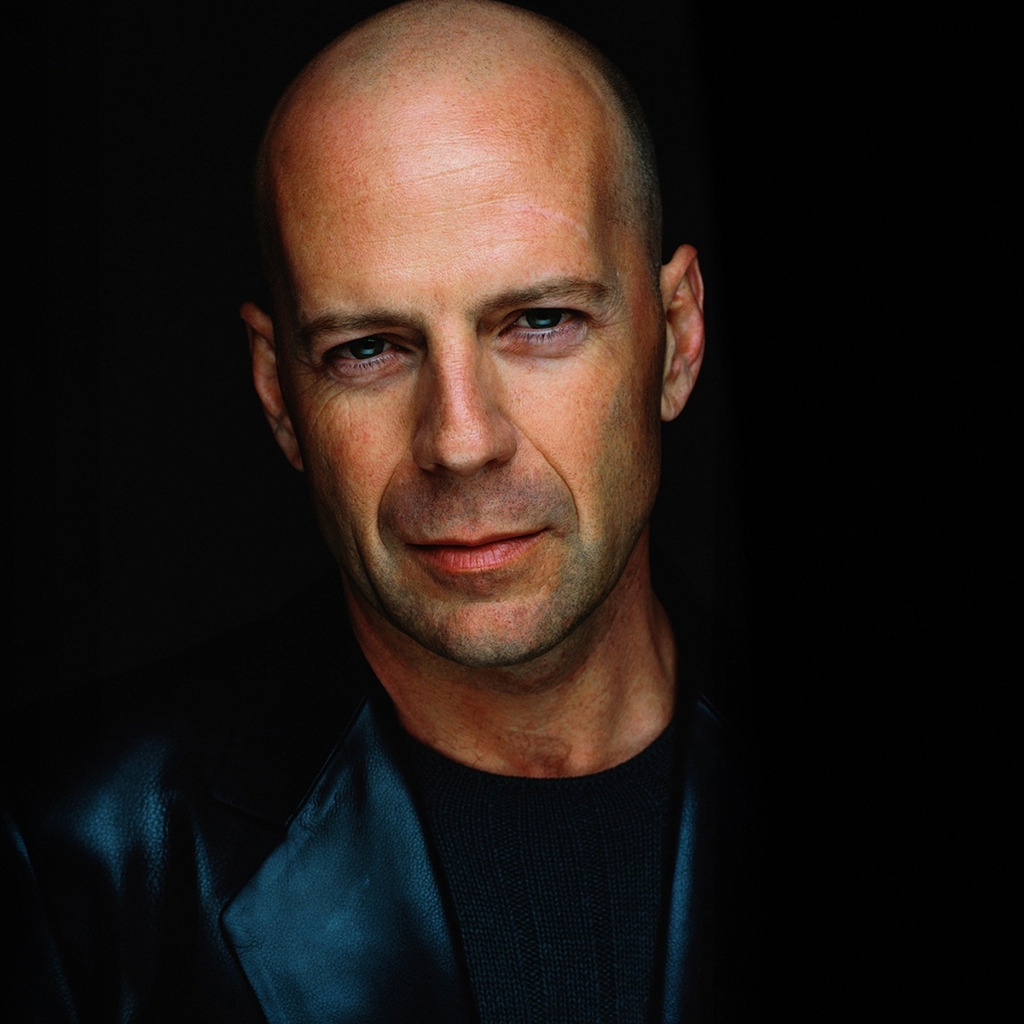 Bruce Willis Profile Look for 1024 x 1024 iPad resolution