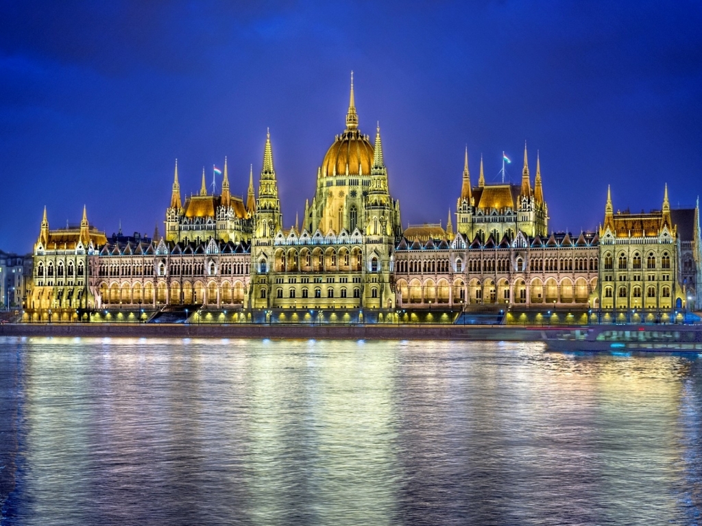 Budapest HDR Landscape for 1024 x 768 resolution