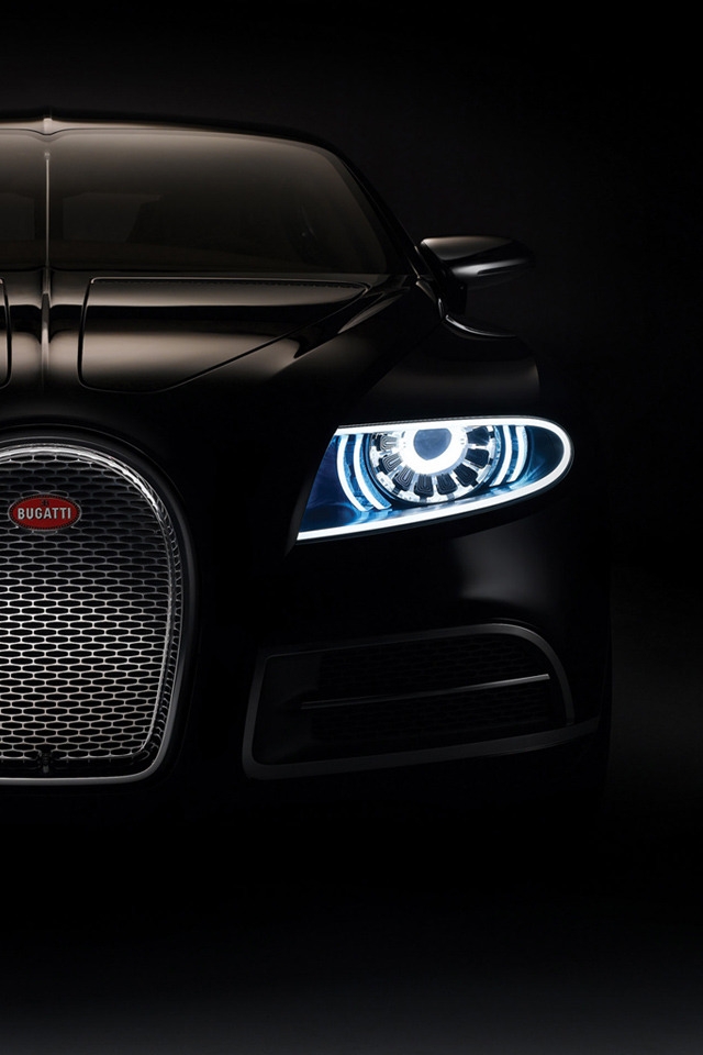 Bugatti 16C Galibier Front for 640 x 960 iPhone 4 resolution