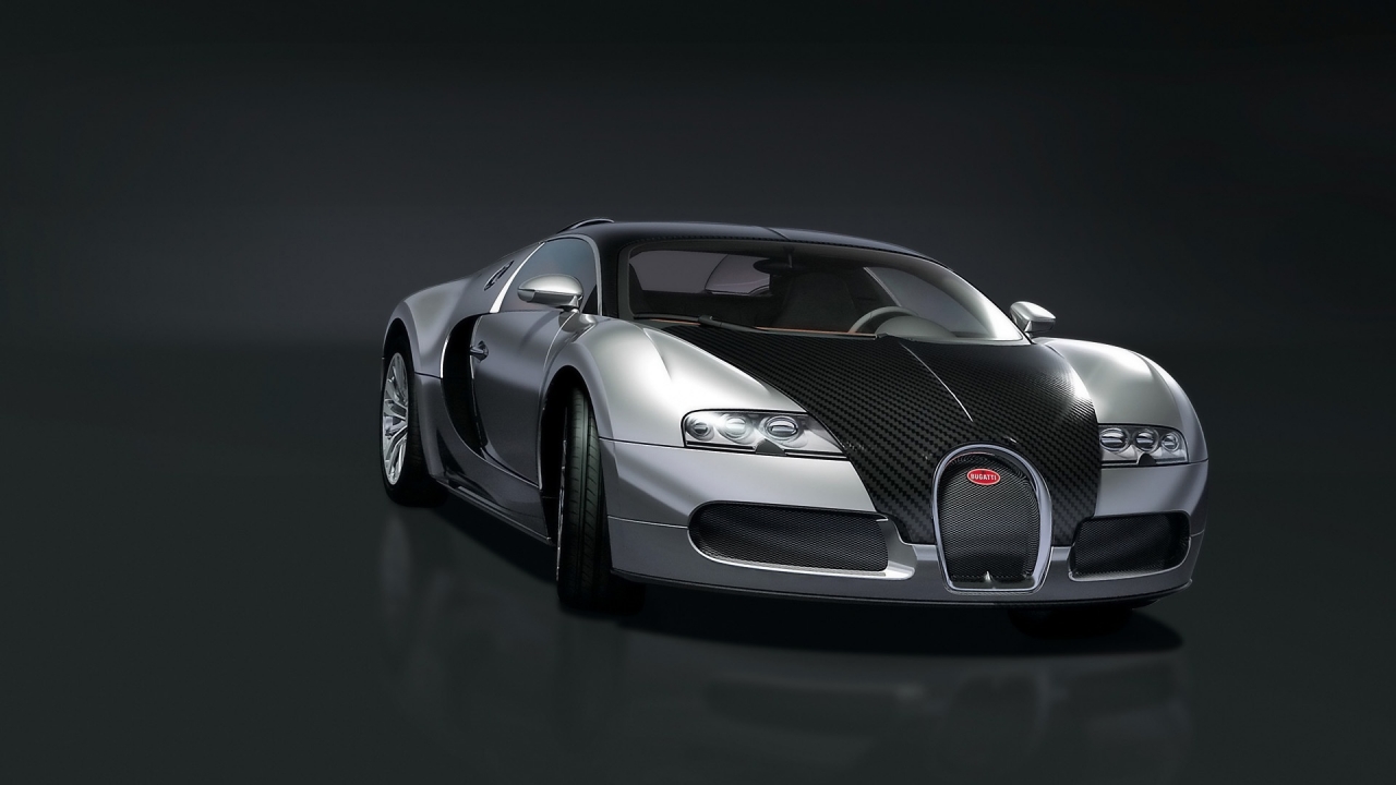 Bugatti EB 16.4 Veyron Pur Sang 2008 - Front Angle for 1280 x 720 HDTV 720p resolution