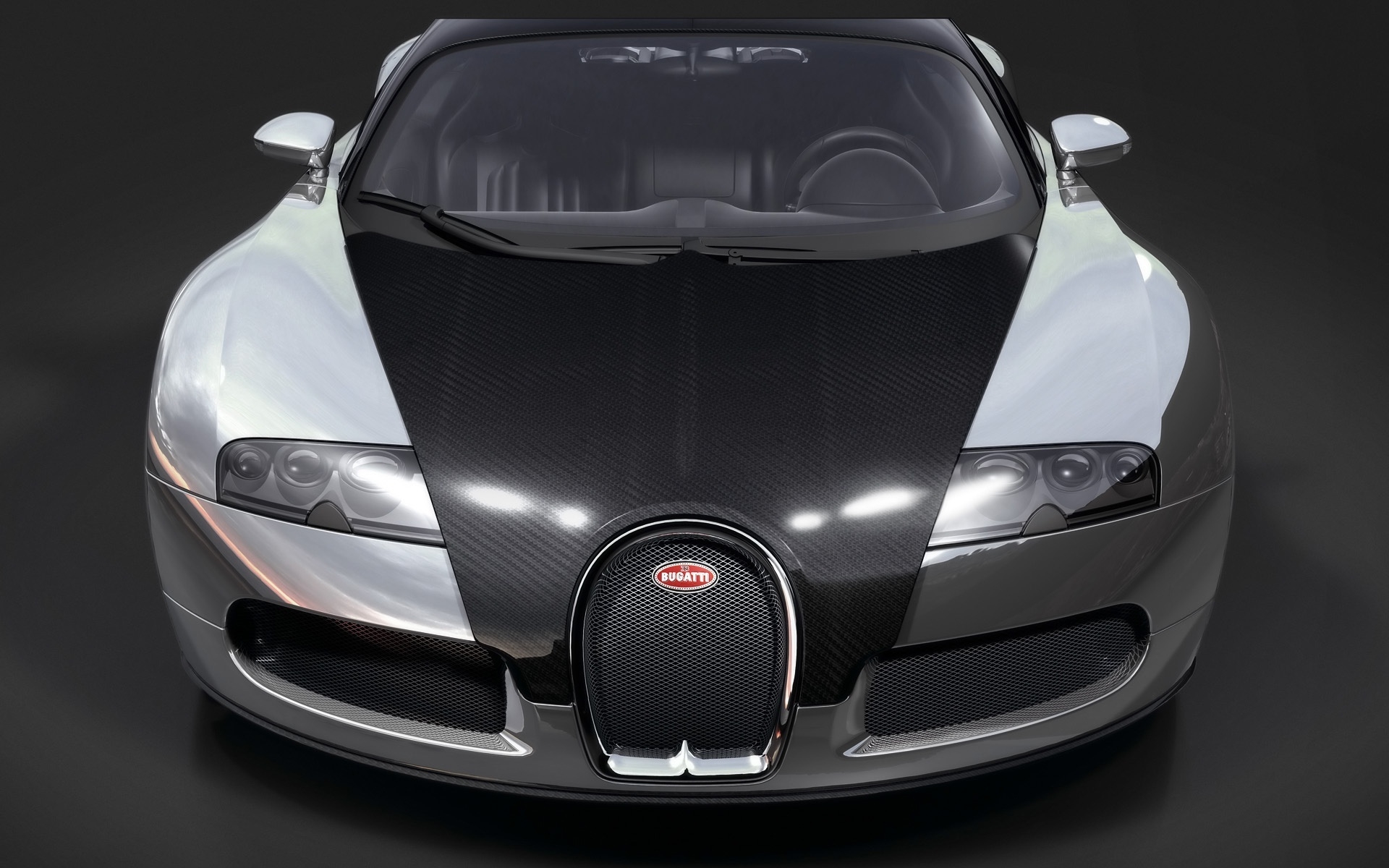 Bugatti EB 16.4 Veyron Pur Sang 2008 - Front Closeup for 1920 x 1200 widescreen resolution