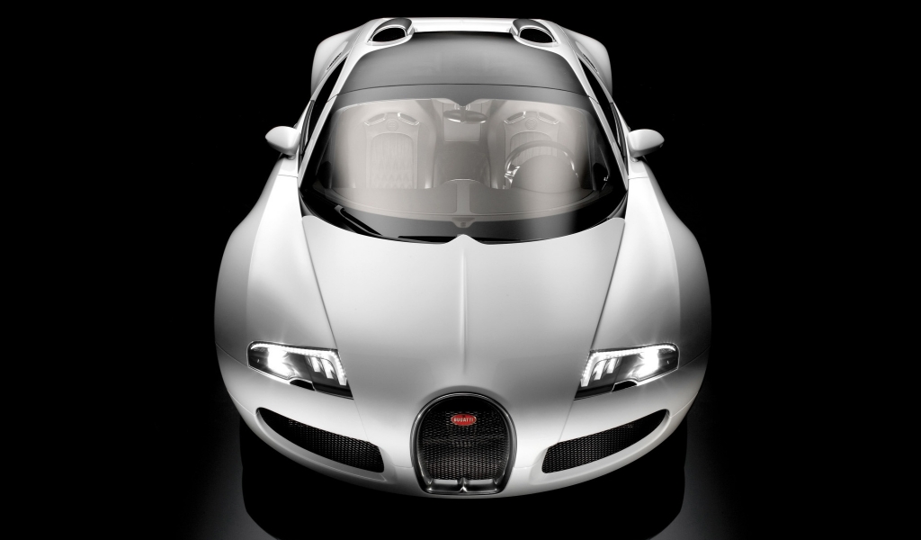 Bugatti Veyron 16.4 Grand Sport 2009 - Front Top Studio for 1024 x 600 widescreen resolution