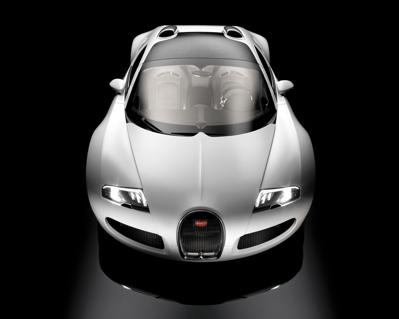 Bugatti Veyron 16.4 Grand Sport 2009 - Front Top Studio for 1280 x 1024 resolution