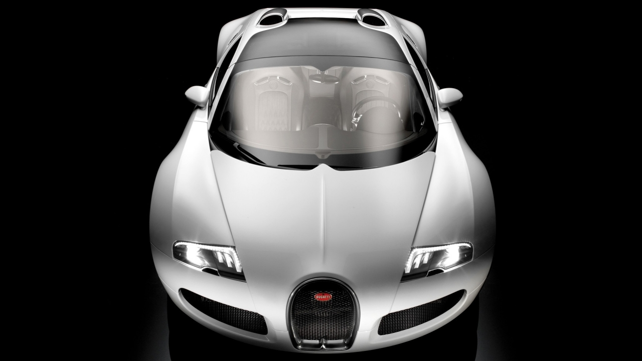 Bugatti Veyron 16.4 Grand Sport 2009 - Front Top Studio for 1280 x 720 HDTV 720p resolution