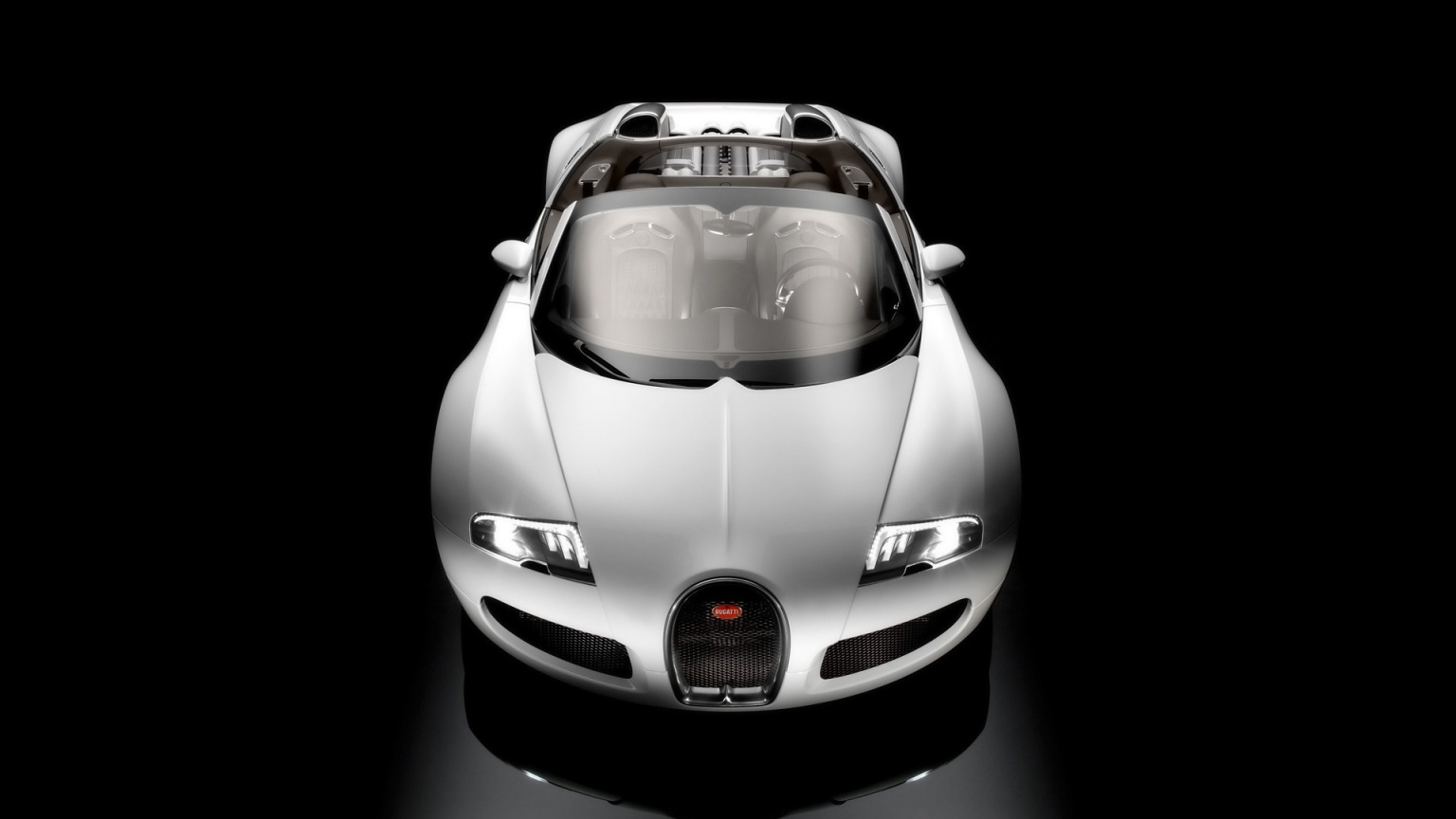 Bugatti Veyron 16.4 Grand Sport Production Version 2009 - Studio Front Top for 1536 x 864 HDTV resolution
