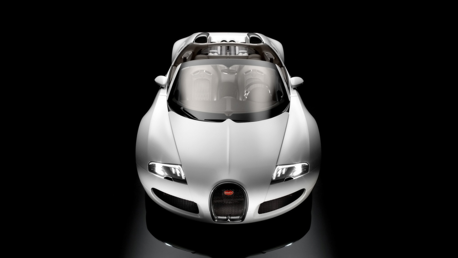Bugatti Veyron 16.4 Grand Sport Production Version 2009 - Studio Front Top for 1600 x 900 HDTV resolution