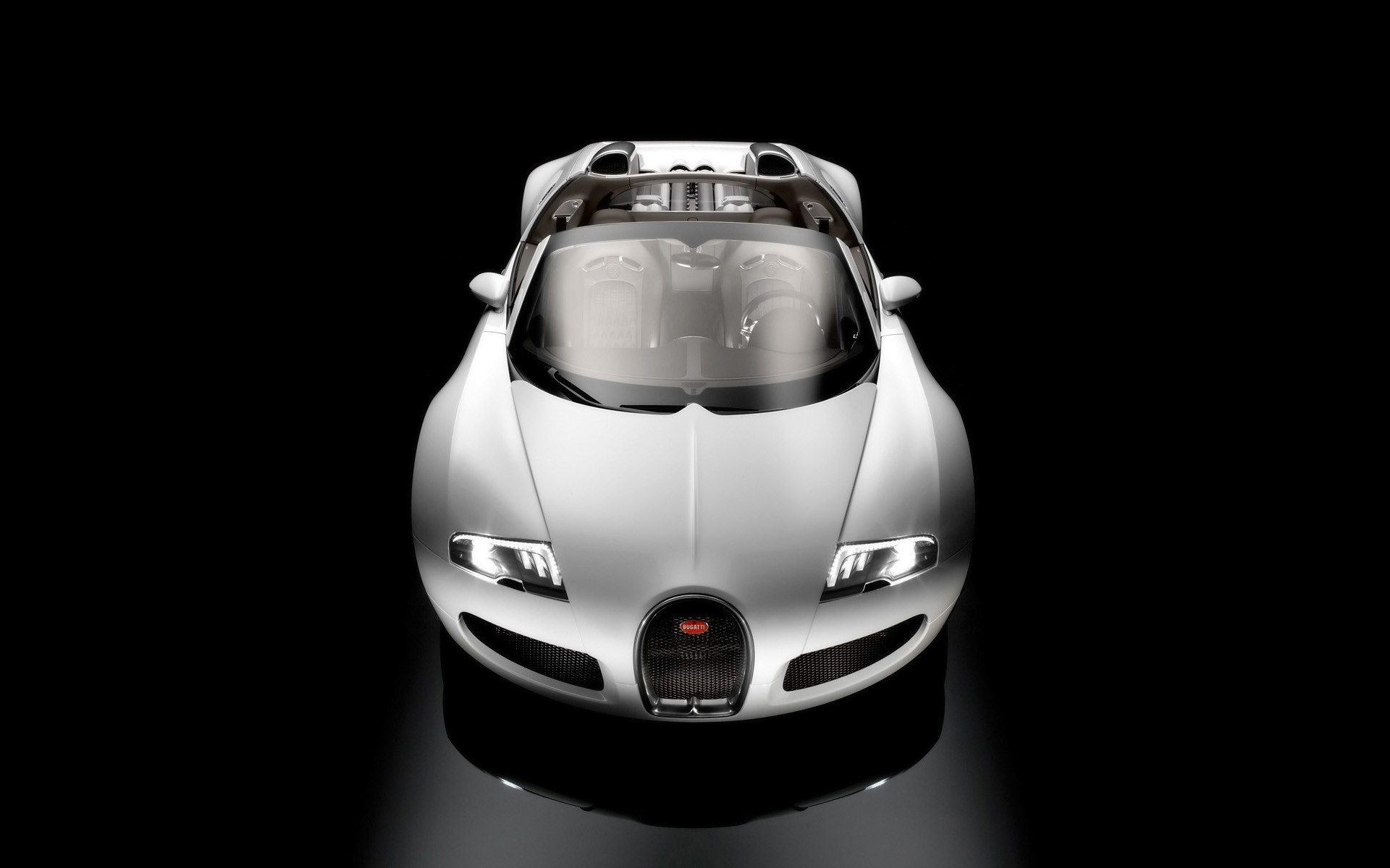 Bugatti Veyron 16.4 Grand Sport Production Version 2009 - Studio Front Top for 1920 x 1200 widescreen resolution