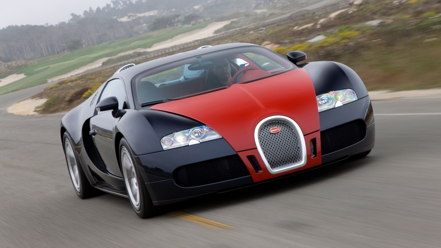 Bugatti Veyron Fbg 2009 par Hermes New Color Combinations - Speed 4 for 1536 x 864 HDTV resolution
