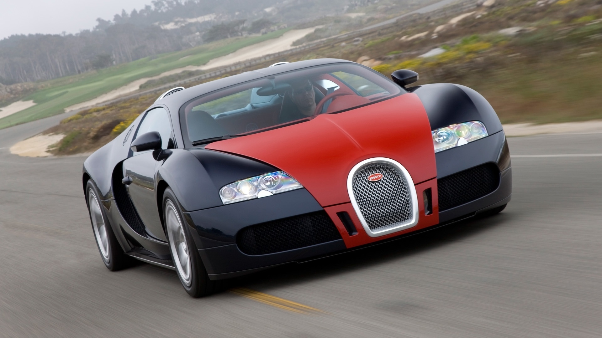 Bugatti Veyron Fbg 2009 par Hermes New Color Combinations - Speed 4 for 1920 x 1080 HDTV 1080p resolution