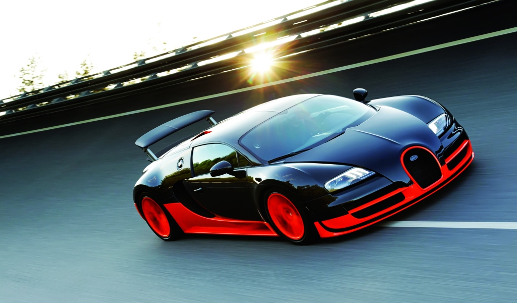 Bugatti Veyron Super Sports for 1024 x 600 widescreen resolution
