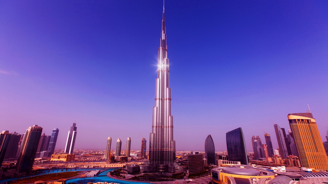 Burj Khalifa Tower Dubai for 1280 x 720 HDTV 720p resolution