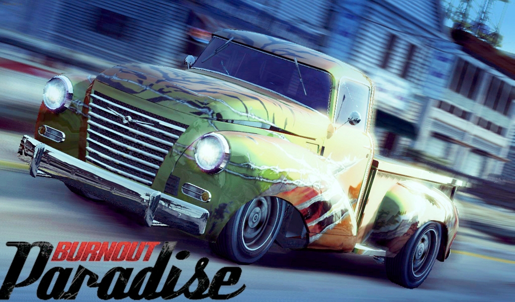 Burnout Paradise Car for 1024 x 600 widescreen resolution
